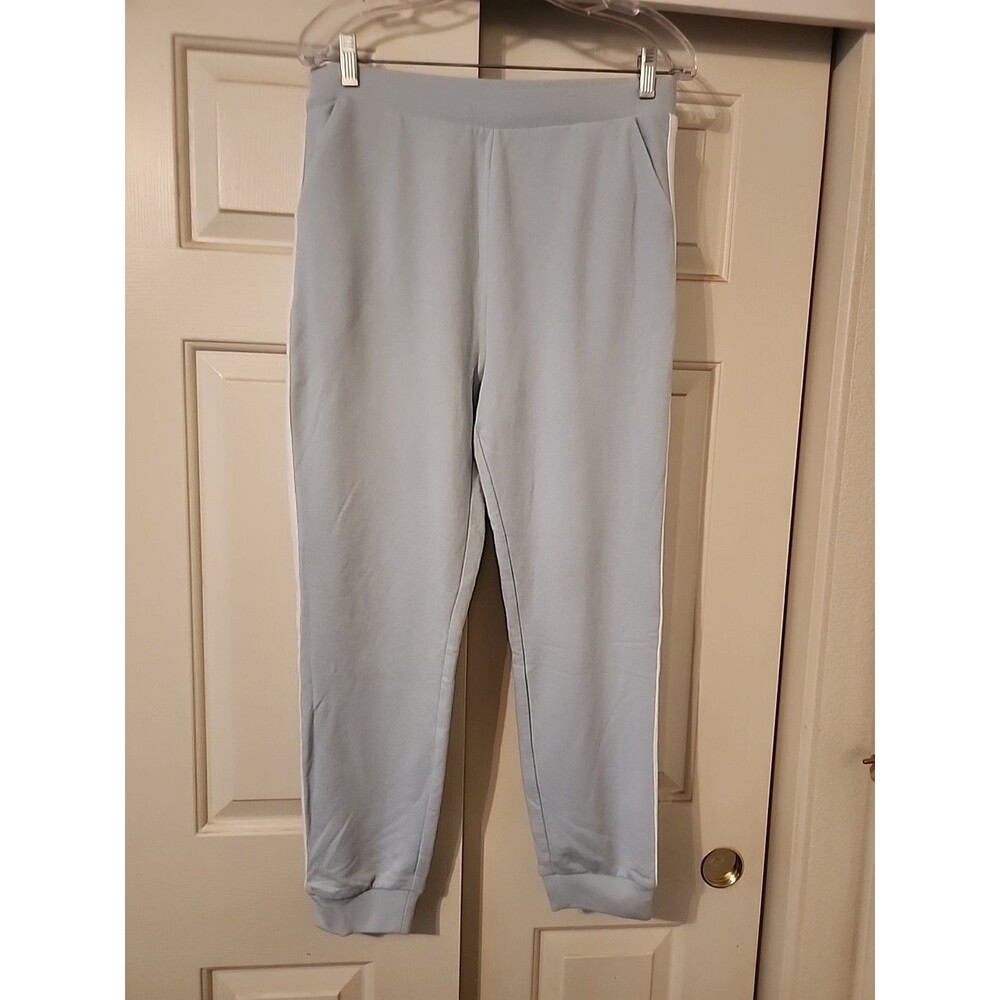 Forever 21 Light Blue Lounge Pants Women's Size L Large Pajama PJ Bottoms Casual